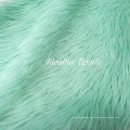 Plain Long Pile Fake Fur Faux Leather